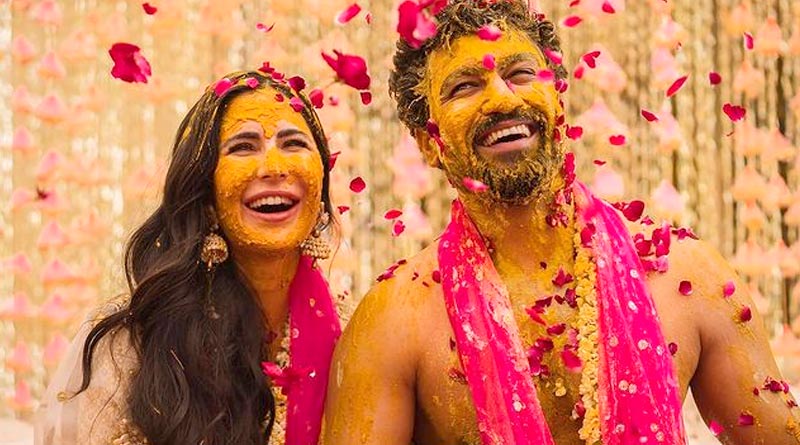 See the pics of Katrina Kaif and Vicky Kaushal's Pre-Wedding ceremony | Sangbad Pratidin
