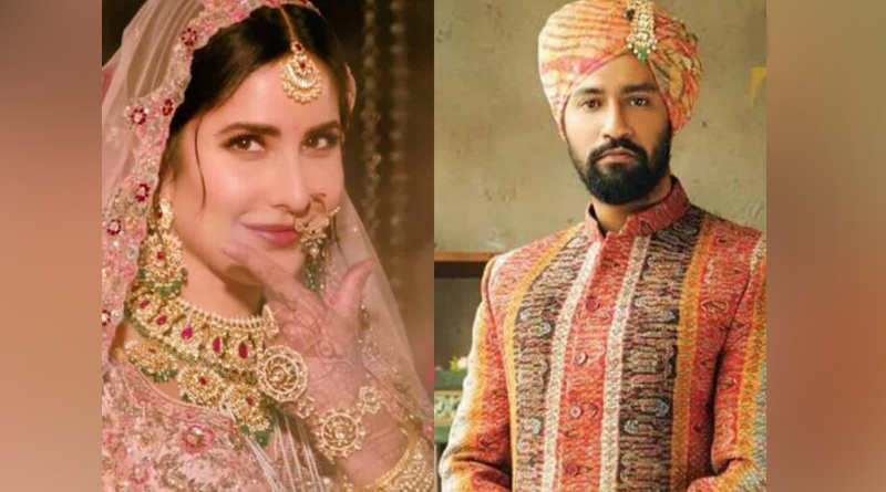 Vicky Katrina Wedding: লাল পোশাকে কনের সাজ, রাজস্থানে ভিকির সঙ্গে সাত পাকে বাঁধা পড়লেন ক্যাটরিনা