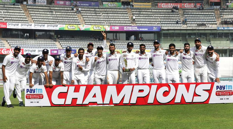 IND v NZ : India registered a 372-run win in 2nd test and clinched test series