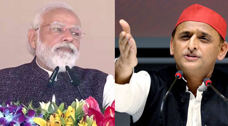 Modi Says 'Red caps' wants terrorists out of jails replied by Akhilesh Yadav | Sangbad Pratidin