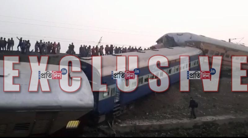 Horrific train accident in North Bengal, Bikaner Express overturned
