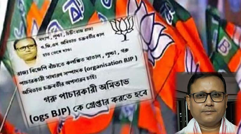 গোষ্ঠীদ্বন্দ্বের জের? বনগাঁ লোকালে বঙ্গ বিজেপি নেতার বিরুদ্ধে কুরুচিকর পোস্টার ঘিরে শোরগোল