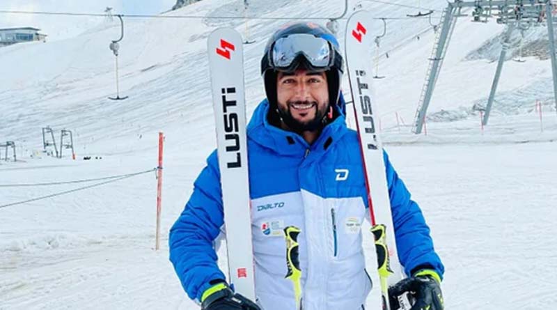 Indian skier Arif Khan heading to Beijing with hopes to bag medal at Winter Olympics | Sangbad Pratidin