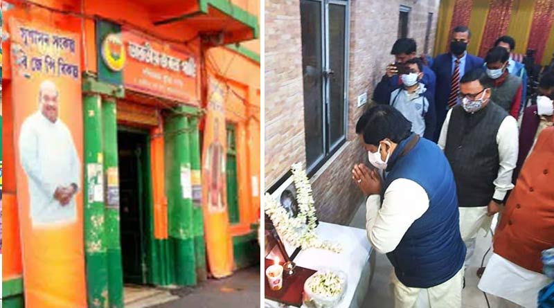 Bengal BJP pays tribute to Mahatma Gandhi on his death anniversary at party office for the first time as 'Balidan Divas' | Sangbad Pratidin