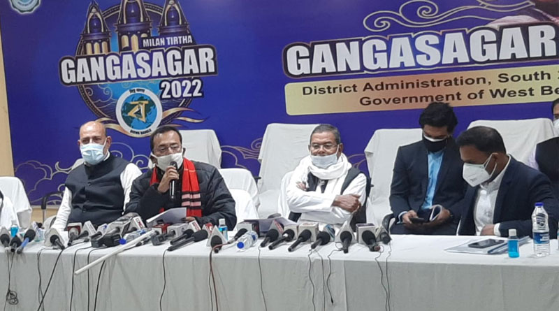 This year reportedly less crowd in Gangasagar Mela | Sangbad Pratidin