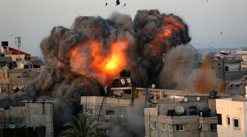 Israel launches air strike in Gaza | Sangbad Pratidin