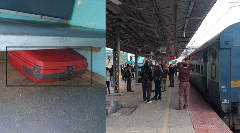 Bomb Scare into the compartament of Alipurduar-Siliguri passenger train at Siliguri Junction | Sangbad Pratidin