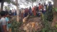 Man dies while stealing log at Shantipur, protest erupts । Sangbad Pratidin