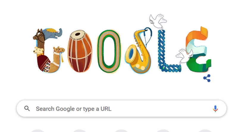 Google Doodle celebrates India's 73rd Republic Day | Sangbad Pratidin