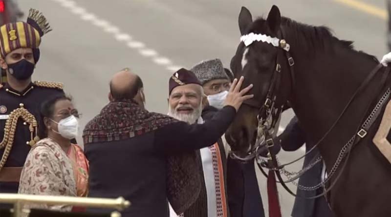 Republic Day 2022 LIVE UPDATE: President’s Bodyguard horse Virat retires from service | Sangbad Pratidin