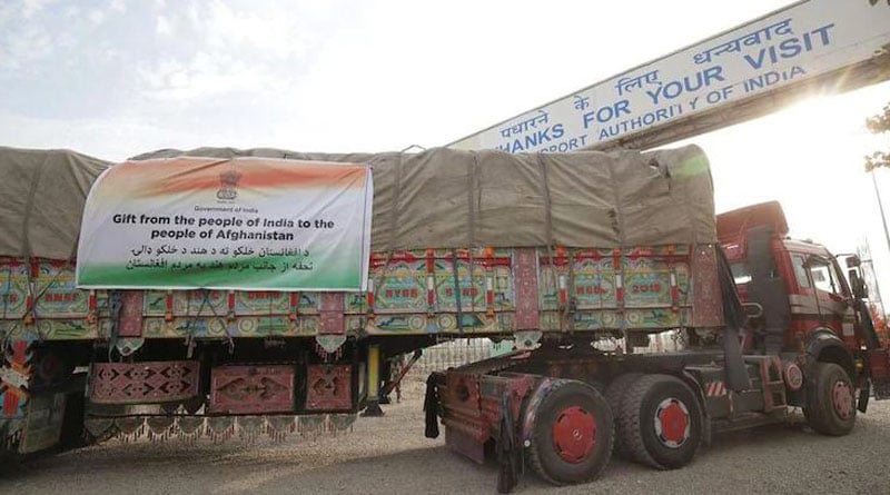 India starts sending shipment of wheat to Afghanistan। Sangbad Pratidin