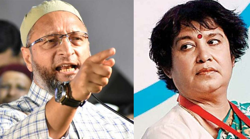 Asaduddin Owaisi calls Taslima Nasreen a symbol of hate on Hijab row। Sangbad Pratidin