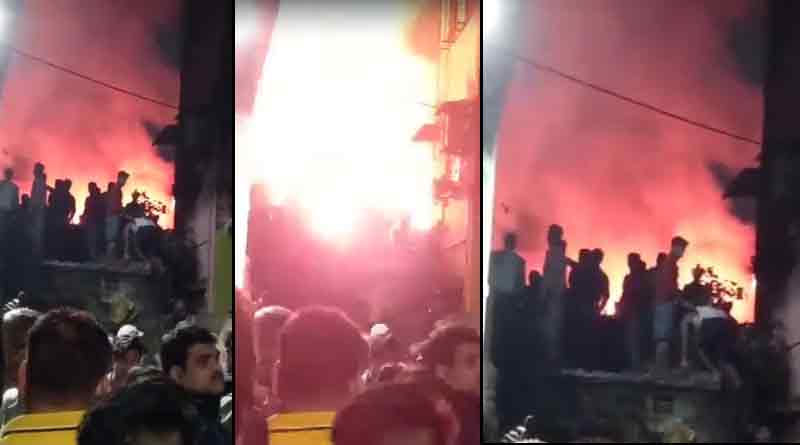 নারকেলডাঙায় পরপর সিলিন্ডার বিস্ফোরণ, অগ্নিকাণ্ডে জখম এক কিশোর-সহ অন্তত ৩