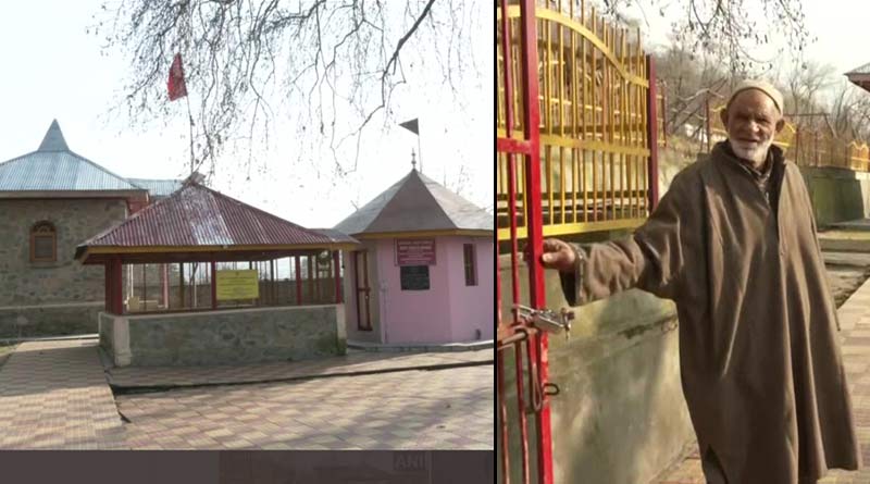Muslim father and son take care of Hindu temple in Srinagar since 6 years | Sangbad Pratidin