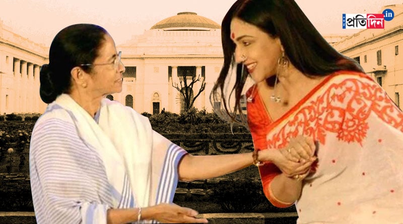Actress Rituparna Sengupta meets Mamata Banerjee at assembly