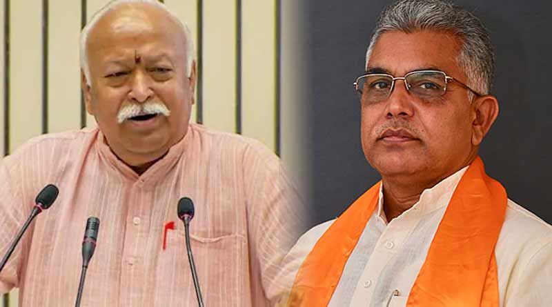 BJP MP Dilip Ghosh talked to Mohan Bhagwat over party problems | Sangbad Pratidin
