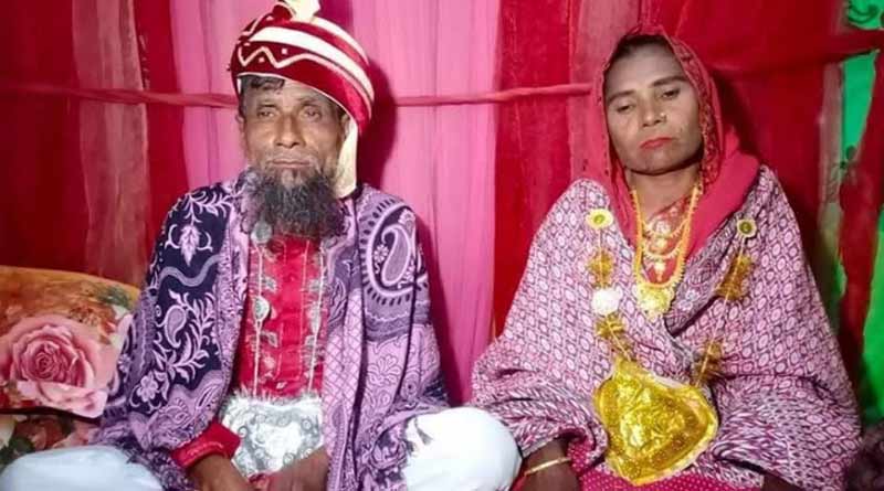 প্রেমের টানই আলাদা! ধুমধাম করে ৫৪ বছরের প্রৌঢ়াকে বিয়ে ষাটোর্ধ্বর