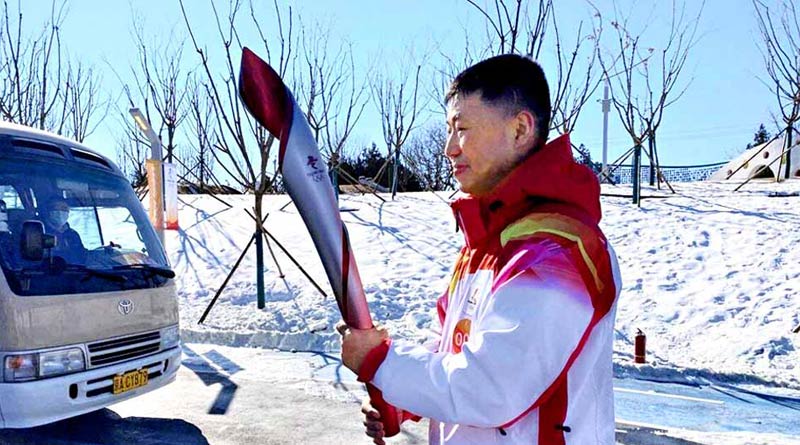 China makes Galwan soldier winter Olympics Torchbearer and India will not participate in Opening and closing ceremony | Sangbad Pratidin