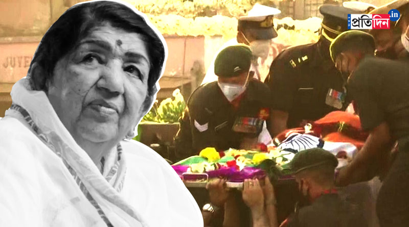 Lata Mangeshkar cremated in Mumbai | Sangbad Pratidin