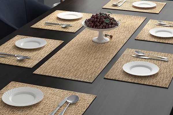 Bamboo dinning table cover