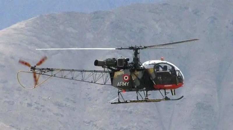 Army chopper crashes in Jammu and Kashmir | Sangbad Pratidin