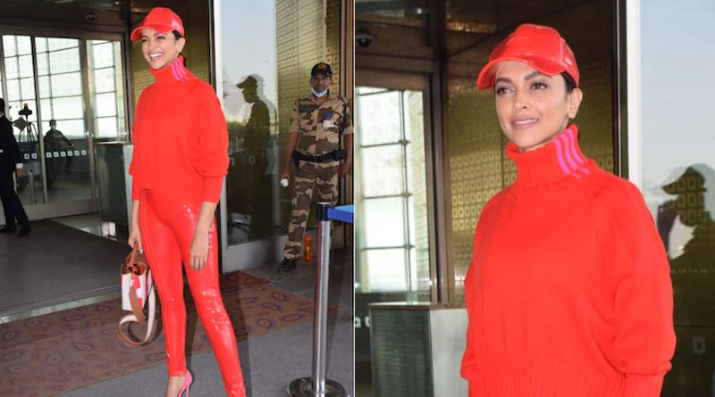 Actress Deepika Padukone trolled for her red dress | Sangbad Pratidin