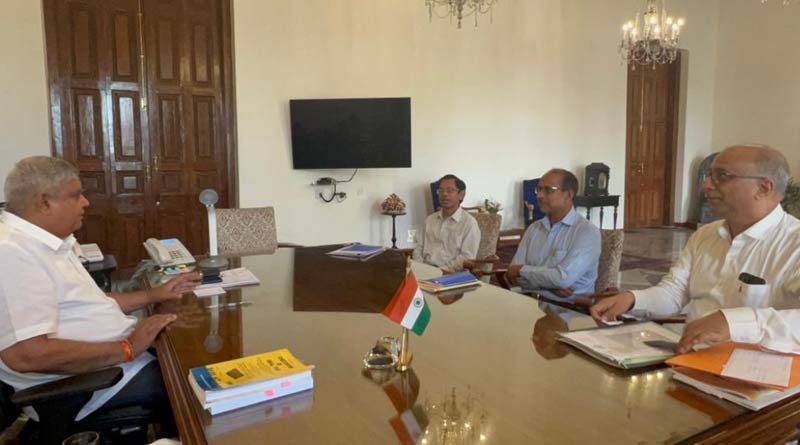 Bengal Governor Jagdeep Dhankhar signs three pending bills after meeting with Chief secretary and Finance secretary | Sangbad Pratidin