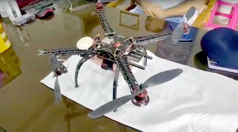 Drone found near petrapole international border | Sangbad Pratidin