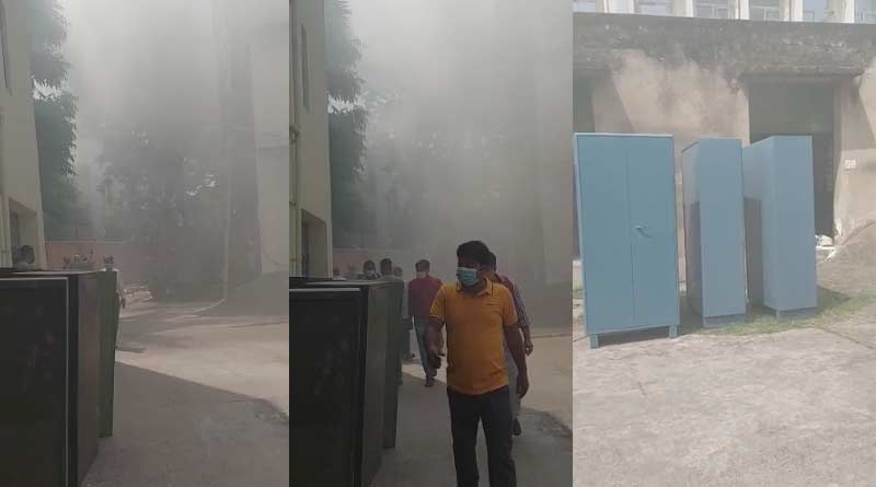 Massive fire break out in IICB Jadavpur | Sangbad Pratidin