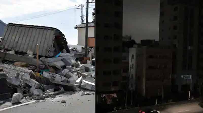 Strong aftershock of earthquake hits Japan, Bullet train derailed | Sangbad Pratidin
