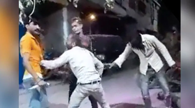 Dancing Man Stabs Himself During At Holi Celebrations in Indore | Sangbad Pratidin