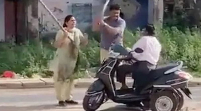 Couple assaults disabled man in Noida। Sangbad Pratidin