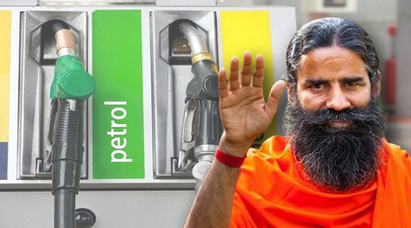 Yoga guru Ramdev was seen on camera losing his cool on Question over Petrol Price