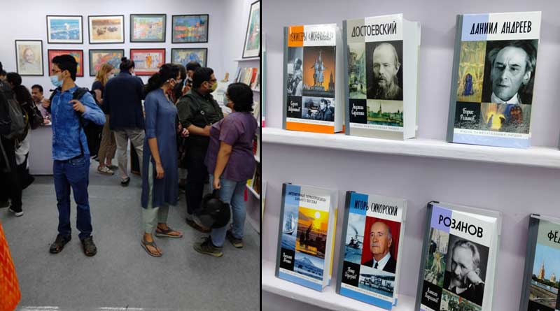 Russia-Ukraine Conflict: No effect of war, people visit gladly into Russian bookstall at Kolkata Book fair | Sangbad Pratidin