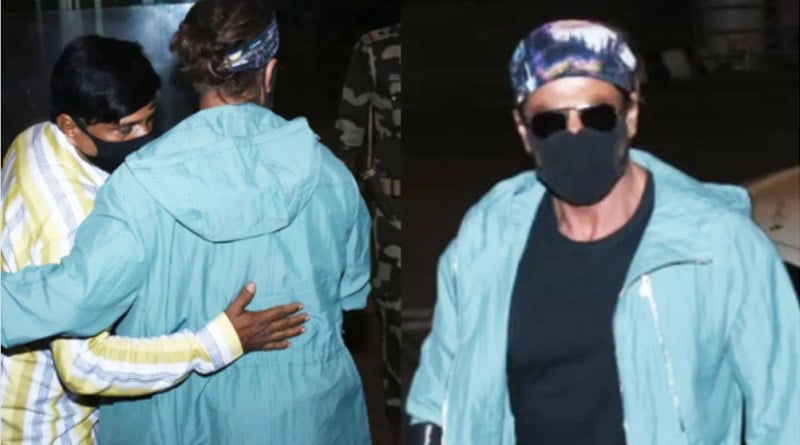 Shah Rukh Khan hugs his driver at airport before heading to Spain | Sangbad Pratidin
