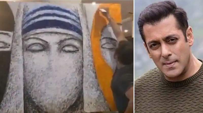 Salman Khan shares glimpses of his paintings Motherhood from first-ever solo show | Sangbad Pratidin