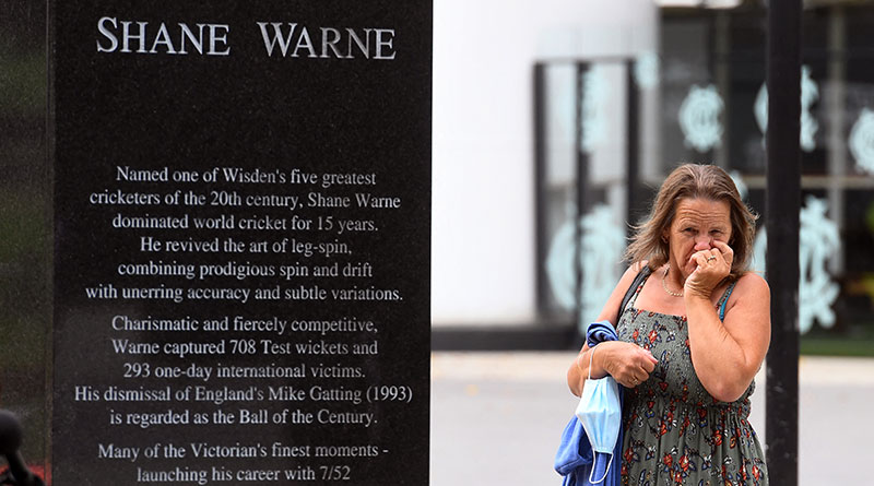 Flowers, beers, and meat pie, Australian fans mark Shane Warne's death