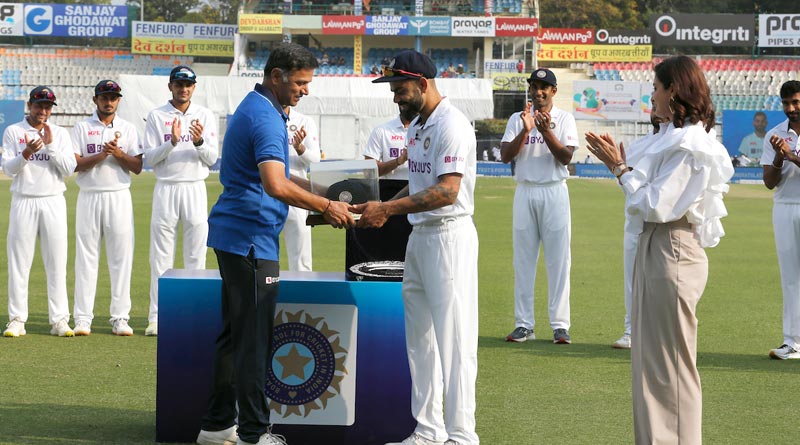 Virat Kohli felicitated by BCCI for his 100th Test | Sangbad Pratidin