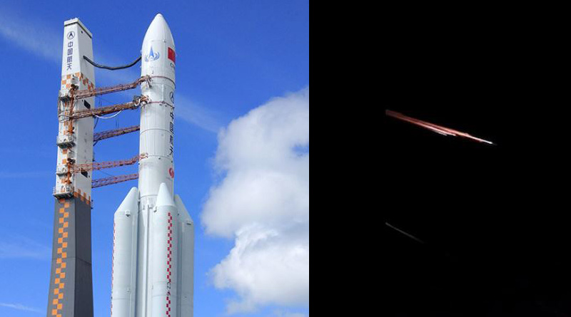 Chinese rocket re-enters Earth, burns up in Maharashtra skies। Sangbad Pratidin