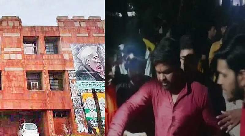Clash at JNU between two students' group on non-veg food into the hostel on the day of Ram Navami, Police starts probe | Sangbad Pratidin