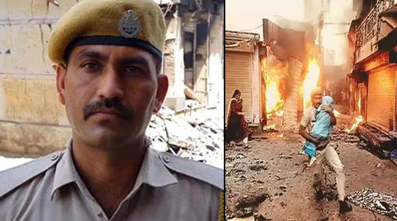 Netizens salutes cop who saved infant in Rajasthan's Karauli । Sangbad Pratidin