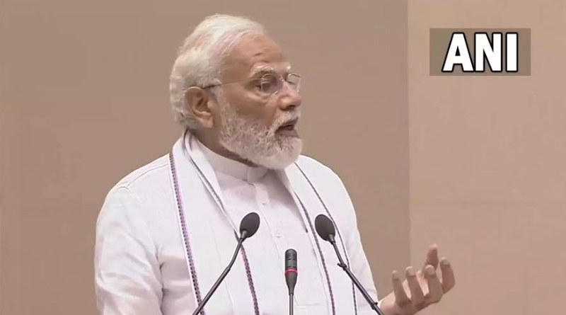 PM Modi takes a dig at Congress on Rajiv Gandhi's remark | Sangbad Pratidin
