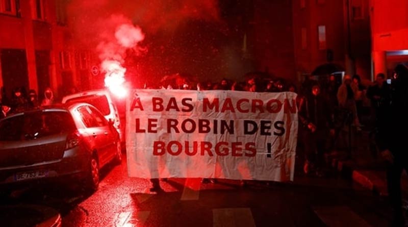 Protests In Paris After Emmanuel Macron's Election Win, Cops Open Fire, 2 Died | Sangbad Pratidin