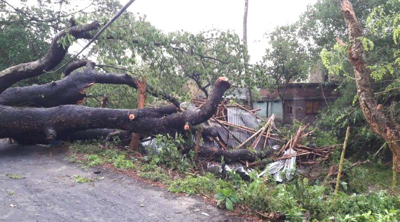 Rain, storm hits districts of Bengal, 4 died | Sangbad Pratidin