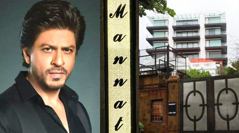 OMG! Shah Rukh Khan spent this much new nameplate of Mannat | Sangbad Pratidin