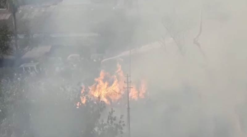 Massive fire broke out in Tangra | Sangbad Pratidin