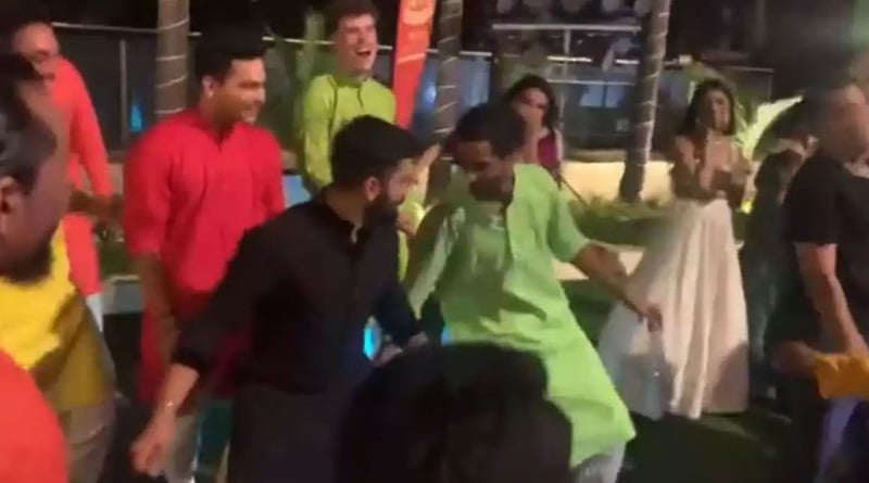 Virat Kohli shakes a leg in Glenn Maxwell's wedding। Sangbad Pratidin