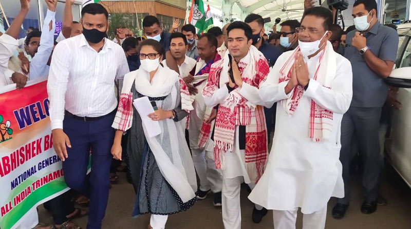 TMC leader Abhishek in Assam, sounds Lok Sabha poll bugle | Sangbad Pratidin