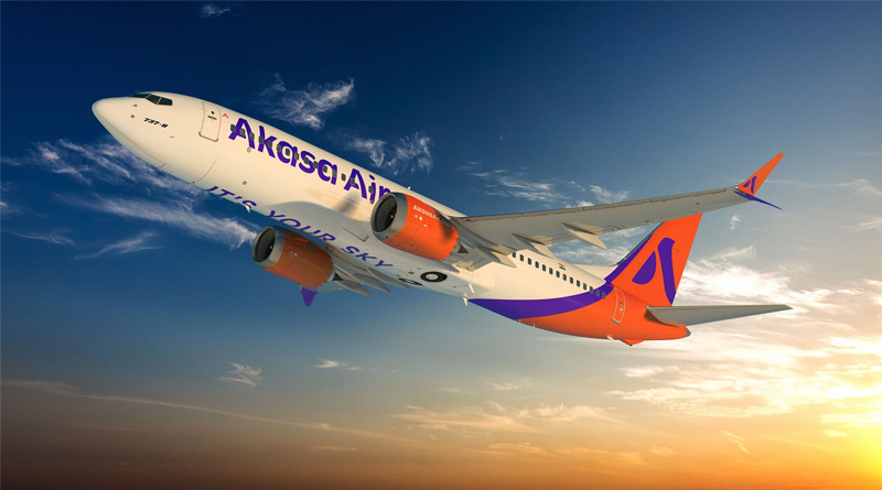 Akasa Air is finally starts it's journey as the first flight took off। Sangbad Pratidin