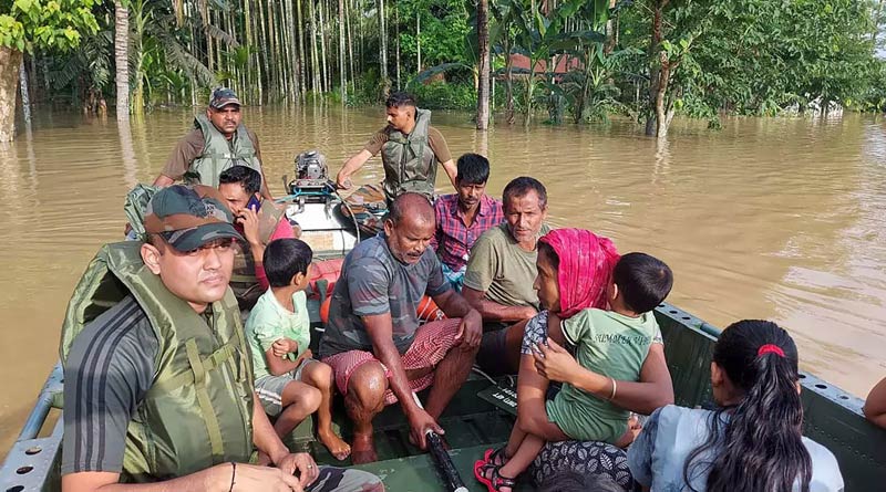 Death toll in Assam floods rises to 14 | Sangbad Pratidin